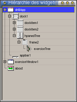 [widgets in

tree]